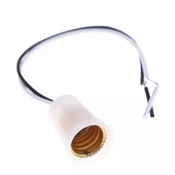 E12 Base Light Socket Bulb Lamp Holder Converter 220~250V Plastic 1pcs