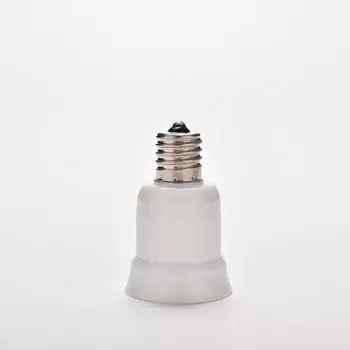E17 To E27 Socket Base Led Halogen Cfl Light Bulb Lamp Adapter Converter Holder 1PC