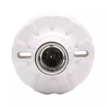 E27 Ceramics LED Light Bulb Holder Round Socket Base Hanging Lamp Socket Base белый