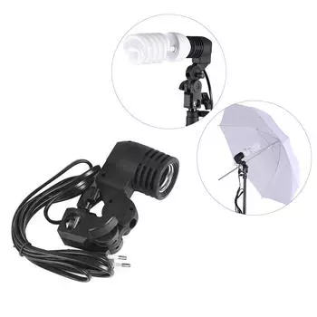 E27 Держатель фотолампы EU Plug