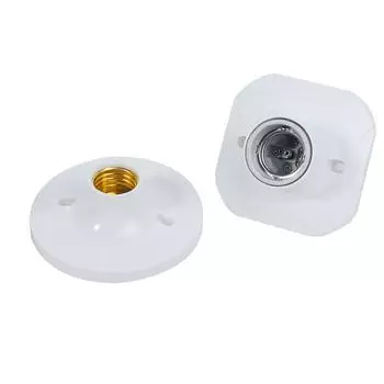 E27 Led Light Bulb Holder Round Socket Base Hanging Lamp Socket Base Industrial Ceiling Wall Light Base Holder 110MM