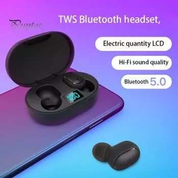 E6S Wireless 6D Stereo V5.0 Bluetooth-совместимые внутриканальные наушники спортивные наушники с микрофоном