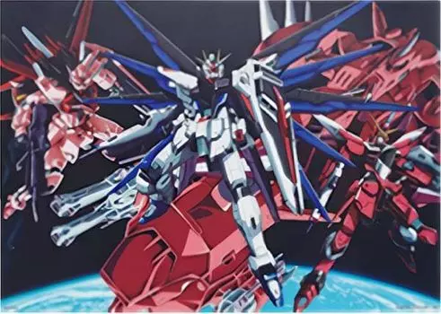 E Freedom Gundam Justice Gundam Strike Rouge Ichiban Kuji Mobile Suit Gundam SEED [Приз & & (Визуальный коврик/формат А3)]