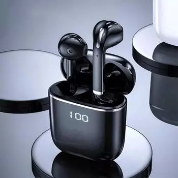 Earbuds 3 Pro True Wireless Earbuds In-Ear Bluetooth 5.4 Наушники Наушники Power Display Водонепроницаемые Сенсорное управление С Микрофоном Black
