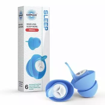 EarPeace sleeping 6 чехол маленький можно использовать в водонепроницаемых саунах звук шумоподавление значение беруши, штук, в комплекте, размер, (мягкая изоляция,