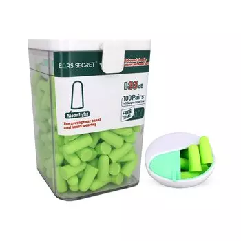 EARS SECRET Ear High Самая высокая звукоизоляция 33 дБ беруши для звука Большие тонкие ушные шумоподавляющие ANSI Jasmine Green беруши, производительность, ценность, сон,