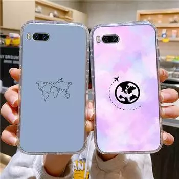 Чехол для телефона Earth And Map для Huawei Mate P10 P20 P30 P40 10 20 Smart Z Pro Lite Honor20i Прозрачный чехол Huawei PSmart 2019