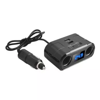 Easy On/Off Switch 60W PD Quick Charge 12V 24V Car Adapter Super Fast Charging Overvoltage And Overcurrent Safety CHINA