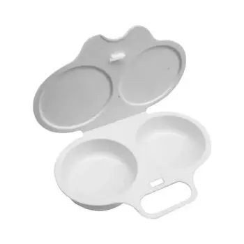 Easy to use Kitchen Steamed Egg Food Grade Plastic for easy Microwave-Cooked Egg Steamer Fried Egg Kitchen Cooking Molds