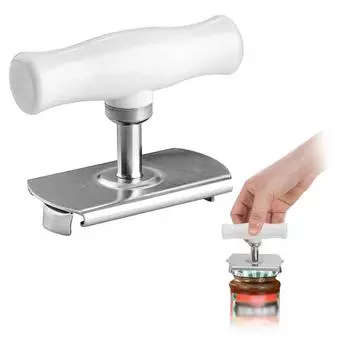 Easy Use Portable Good Grips Opener Stainless Steel for Seniors with Arthritis and Children Bottle Opener Tool белый