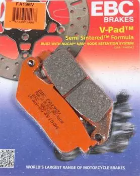 Ebc Fa196V 2004-2008 Honda CBF 500 (АБС ты) Совместимая передняя тормозная колодка Полуспеченная колодка