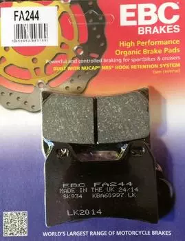 Ebc Fa244 2010-2011 MV Agusta Brutale 990 R Uyumlu n Fren Balatas Organik Balata