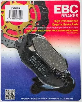 Ebc Fa375 2013-2021 Honda MSX 125 Совместимые передние тормозные колодки Органические колодки
