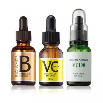 EBiS Cosmetics BW Perfect Set White 33 мл Растительный коллаген MC100 33 мл C Essence VC5 PLUS (ЭБиС) [ЭбиС + + 20мл]