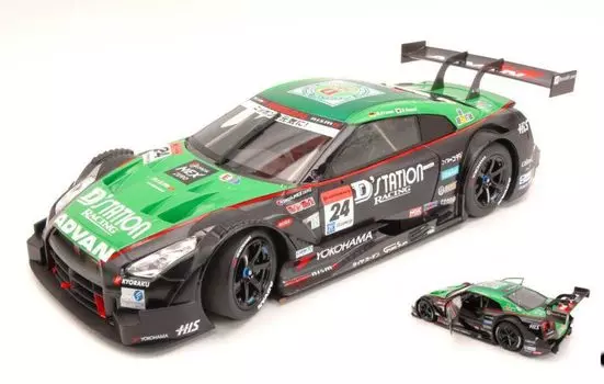 Ebro ADVAN SUPER GT500 2014 Fuji Completed Product 1/18 D station GT-R Rd.2 No.24