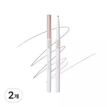 Микрокарандаш для бровей Ecmal Live Brow 0,03 г, M00 пепельно-черный, 2 шт.