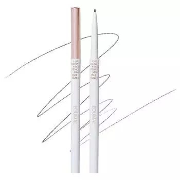 Микрокарандаш для бровей Ecmal Live Brow 0,03 г, M00 пепельно-черный, 1 шт.