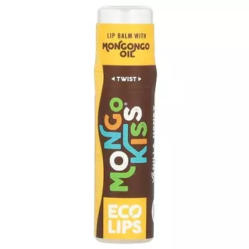 Eco Lips, Монгольский поцелуй, бальзам для губ, ванильный мед, 7 г (0,25 унции)