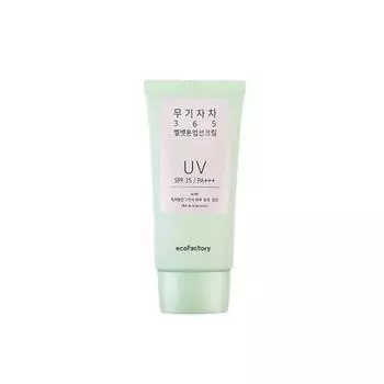ECOFACTORY Inorganic 365 Velvet Tone Up Sun Cream SPF35 / PA +++ 50 мл