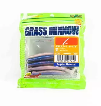 Ecogear Мягкая приманка Grass Minnow L 3-1/4 дюйма 8 штук в упаковке 101 (7650)