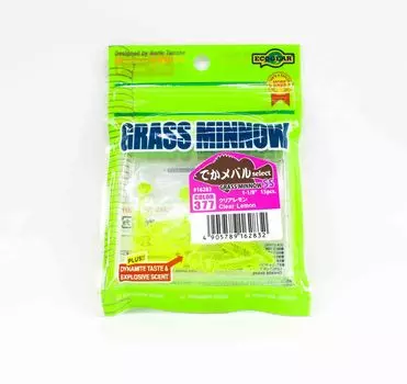 Ecogear Мягкая приманка Grass Minnow SS 1-1/8 дюйма 15 шт. в упаковке 377 (2832)