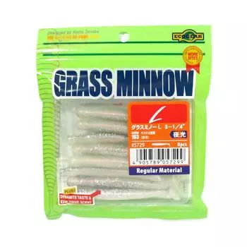 Ecogear Мягкая приманка Трава Гольян L 3-1 / 4 дюйма 8 штук в упаковке 163 (7299)