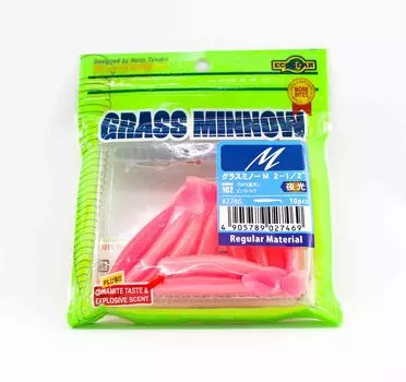 Ecogear Мягкая приманка Трава Гольян М 2-1 / 2 дюйма 10 штук в упаковке 102 (7469)