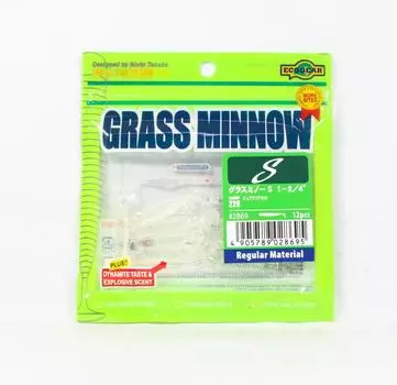Ecogear Мягкая приманка Трава Гольян S 1-3 / 4 дюйма 12 штук в упаковке 228 (8695)
