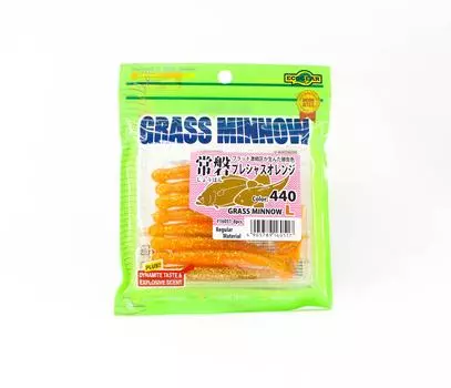 Ecogear Soft Lure Grass Minnow L 3-1/4 дюйма 8 шт. в упаковке 440 (0517)