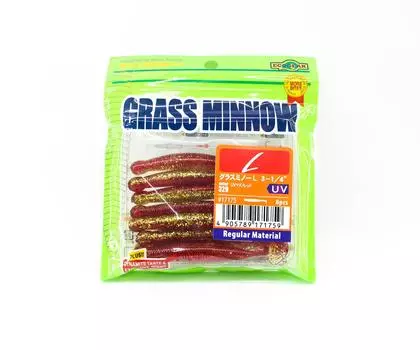 Ecogear Soft Lure Grass Minnow L 3-1/4 дюйма 8 шт. в упаковке 329 (1759)