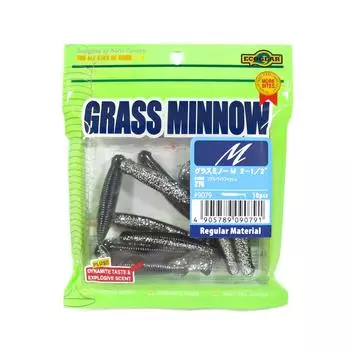 Ecogear Soft Lure Grass Minnow M 2-1/2 дюйма 10 шт. в упаковке 276 (0791)