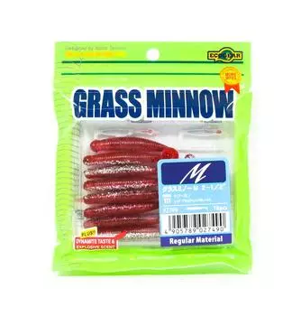 Ecogear Soft Lure Grass Minnow M 2-1/2 дюйма 10 шт. в упаковке 111 (7490)
