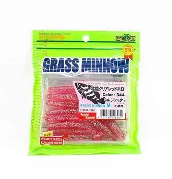 Ecogear Soft Lure Grass Minnow M 2-1/2 дюйма 10 шт. в упаковке 344 (6261)