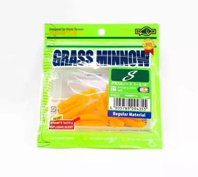Ecogear Soft Lure Grass Minnow S 1-3/4 дюйма 12 шт. в упаковке 298 (4355)
