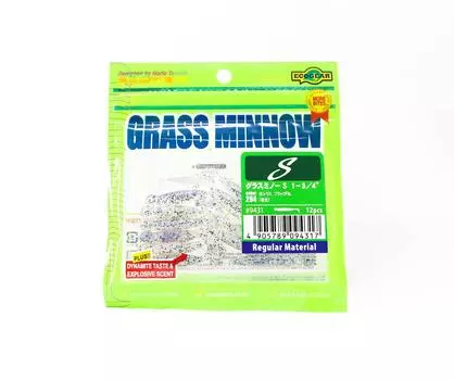 Ecogear Soft Lure Grass Minnow S 1-3/4 дюйма, 12 штук в упаковке 294 (4317)