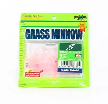 Ecogear Soft Lure Grass Minnow S 1-3/4 дюйма, 12 штук в упаковке 119 (7145)