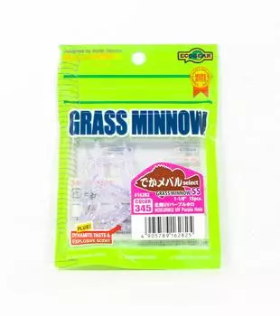 Ecogear Soft Lure Grass Minnow SS 1-1/8 дюйма 15 штук в упаковке 345 (2825)