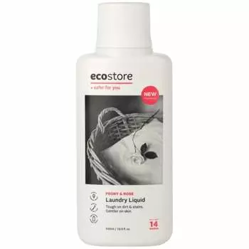 ecostore laundry liquid [peony & rose] 500ml laundry detergent detergent liquid plant-derived skin-friendly