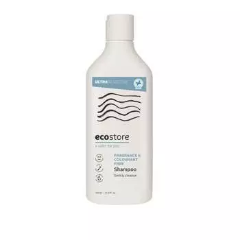 ecostore Shampoo, Unscented, 350mL, Ultra Sensitive, No Synthetic Fragrances, Non-Silicon, Non-paraben, Smooth