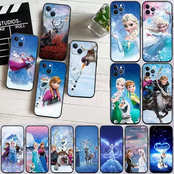ED39 Олаф Эльза Анна чехол для телефона iPhone 6 6s 7 8 11 12 13 14 15 XS Pro Max XR X SE Samsung S20 S21 S22 S23 S24 FE Ultra Plus Lite S21S A55 Samsung S24 бездна
