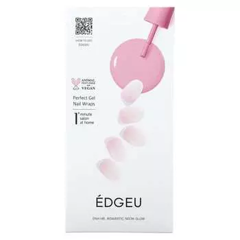 Edgeu, идеальное гелевое покрытие для ногтей, ENA 146, романтическое неоновое свечение, набор из 19 предметов