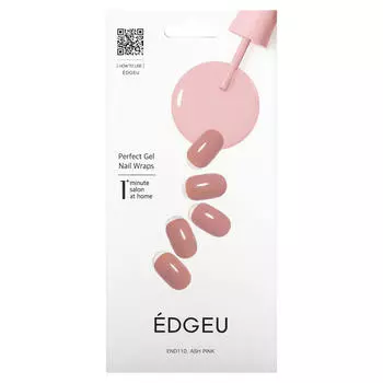 Edgeu, идеальное гелевое покрытие для ногтей, END 110 пепельно-розовый, набор из 19 предметов
