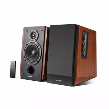 Edifier R1700BT Bluetooth активные полочные колонки с усилителем динамиков стерео студийные мониторные колонки деревянный классический дизайн 66 Вт RMS AUX RCA