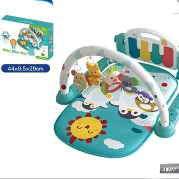 Единорог игровой коврик для фитнеса и сна детский игровой коврик для гимнастики музыкальный развивающий игрушечный коврик подставка для пианино педаль
