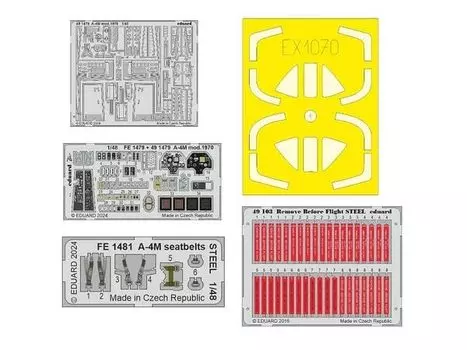 Eduard Big Ed набор деталей Magic Plastic детали модели EDUBIG49434 1/48 A-4M mod.1970 (для завода) (Самолет)