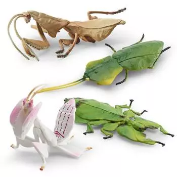 Educational Mantis Figurine Ornaments Praying Mantis Models Simulated Insect Children Toys Orchid mantis