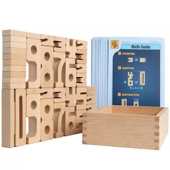 Edut Sam Blocks Mini Starter Set with Care Guide Numbers Arithmetic Building Blocks Educational Toy 3 Years Old 4 Years Day Gift Boys Girls