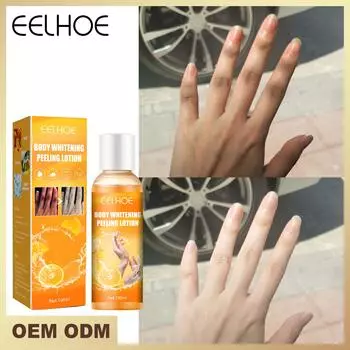 Eelhoe 100 мл апельсиновый пилинг-гель, отбеливающий коленный сустав, подмышки, темные пятна, угри, пятна, лечение пятен на плохой коже, отбеливание, отшелушивание 100ml