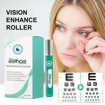 Eelhoe 2шт. Массажный ролик для глаз Relax Eye Нежный массаж Vision Relief Уход за сухими глазами и усталостью 2 bottles 027oz