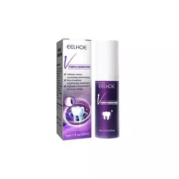 Eelhoe Teeth Whitening Toothpaste White Teeth Remove Stains Remove Bad Breath Remove Yellow Teeth Fresh Breath Toothpaste 30ml Boxed